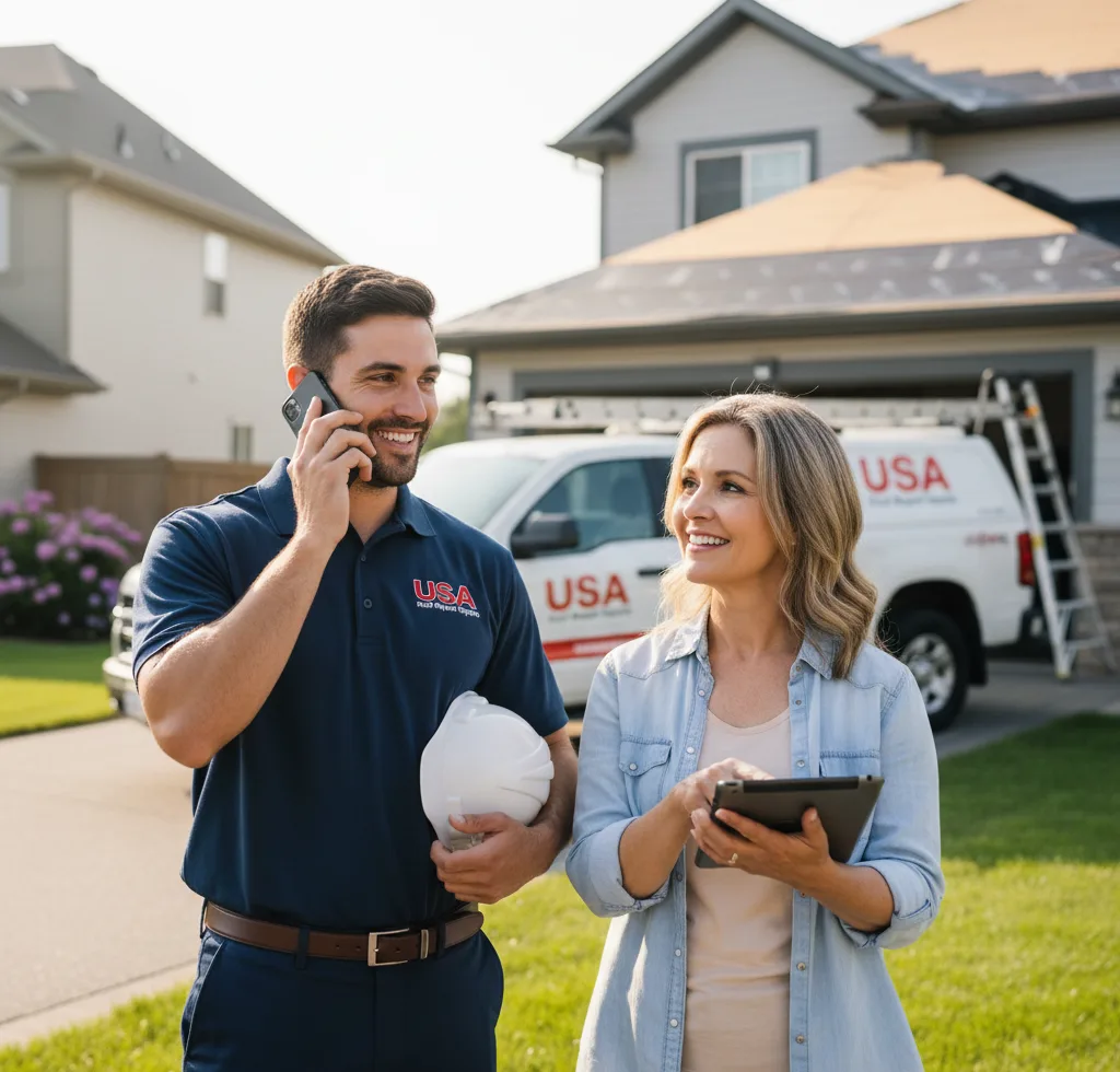 USA Roof Repair Experts customer support in Wittmann